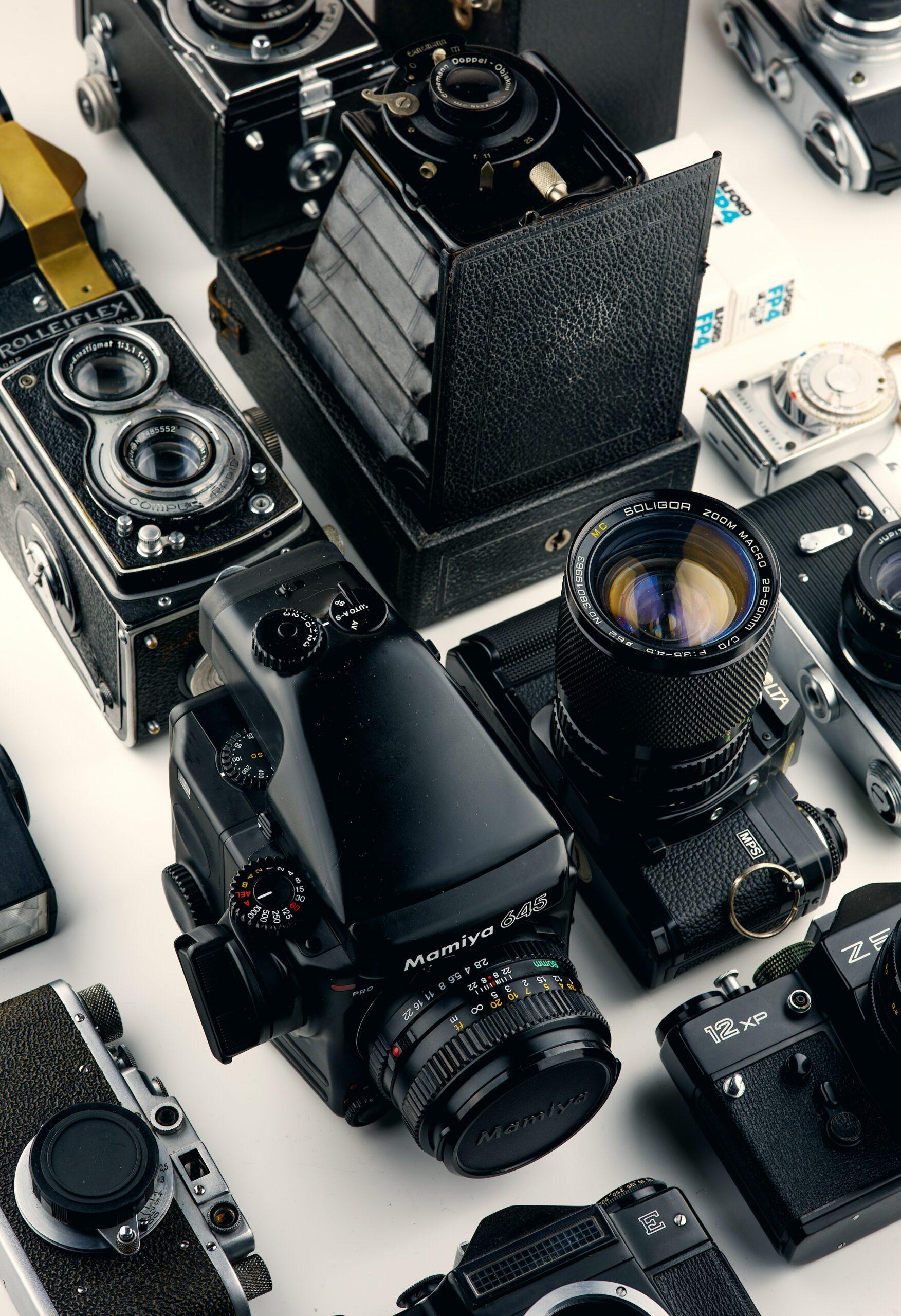 Cámaras y equipo del estudio fotográfico de Resorte Media